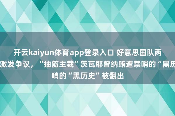 开云kaiyun体育app登录入口 好意思国队两连胜出线但激发争议,“抽筋主裁”茨瓦耶曾纳贿遭禁哨的“黑历史”被翻出